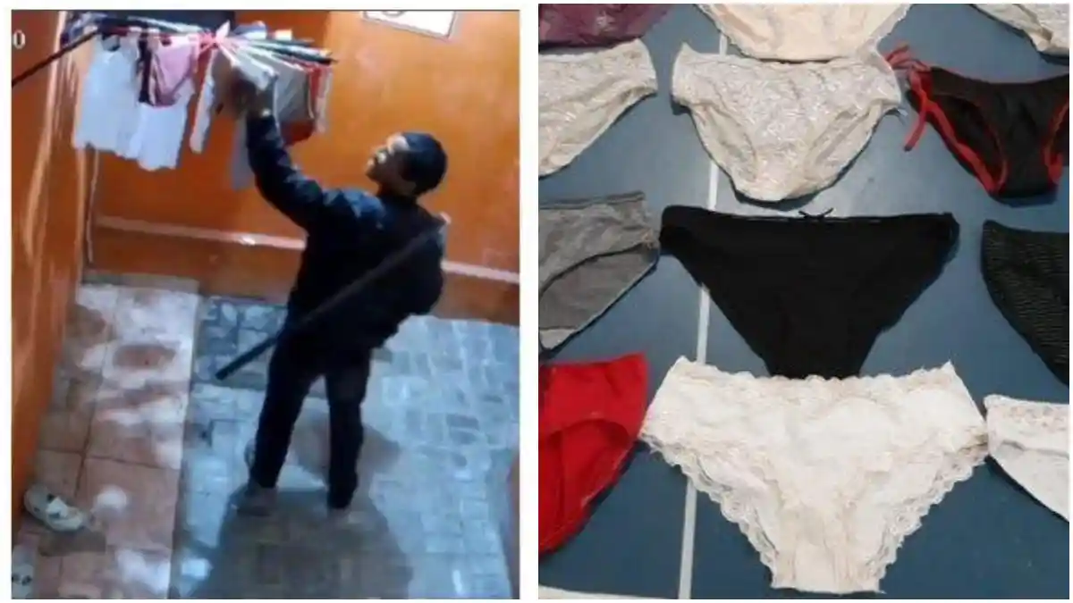 CENGAR-Cengir Maling Celana Dalam Wanita saat Beraksi di Pulogadung, Terekam Senyum saat Pegang