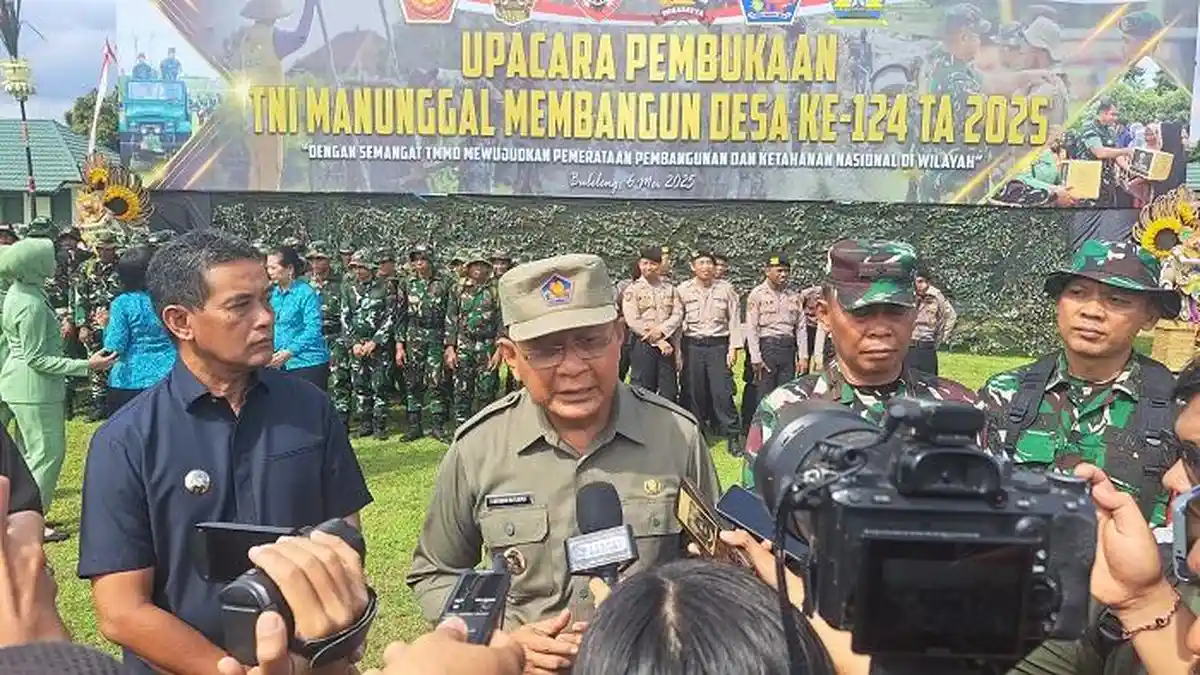 Bupati Buleleng Sebut Kegiatan TMMD Mampu Hemat Anggaran hingga Rp2 Miliar 