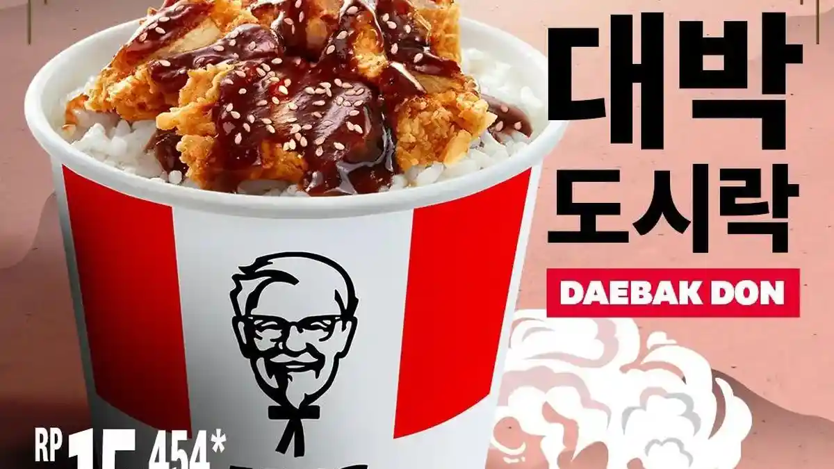 Promo KFC Terbaru 28-30 Juni 2023, Menu Ala Korea: Daebak Don Rp15.454 ...