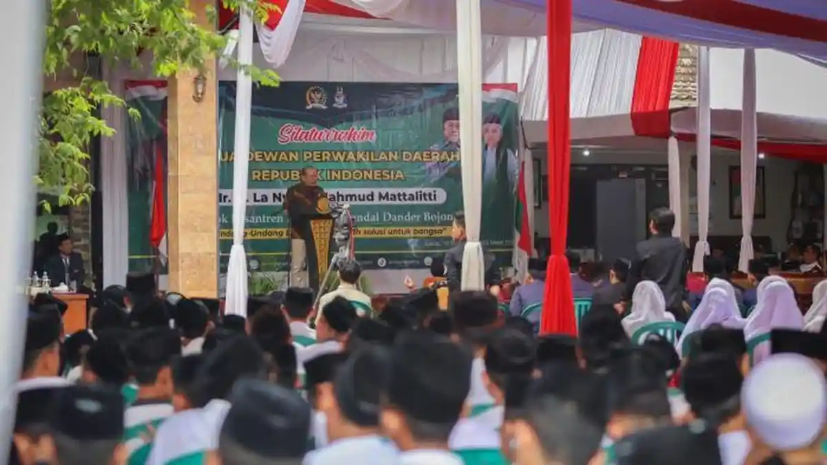 Tampung Aspirasi di Pesantren Al Rosyid, LaNyalla Diminta Selamatkan Bangsa 