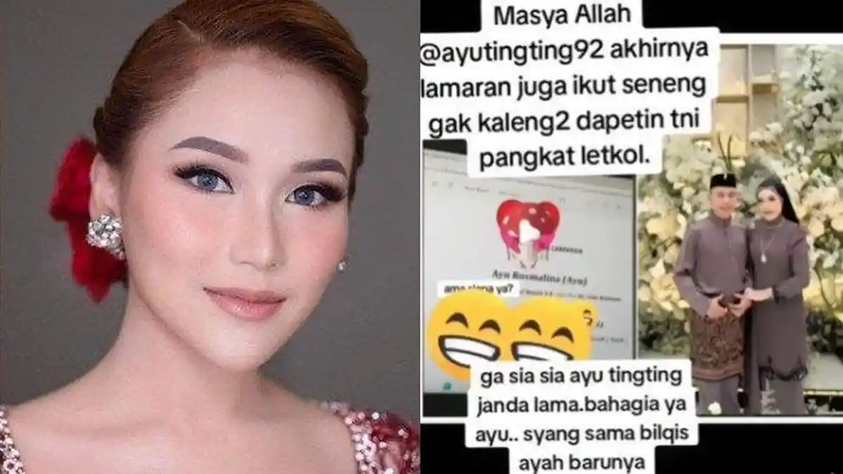 VIRAL Undangan Lamaran Ayu Ting Ting, Sosok Pria Disebut Tentara Berpangkat Letkol