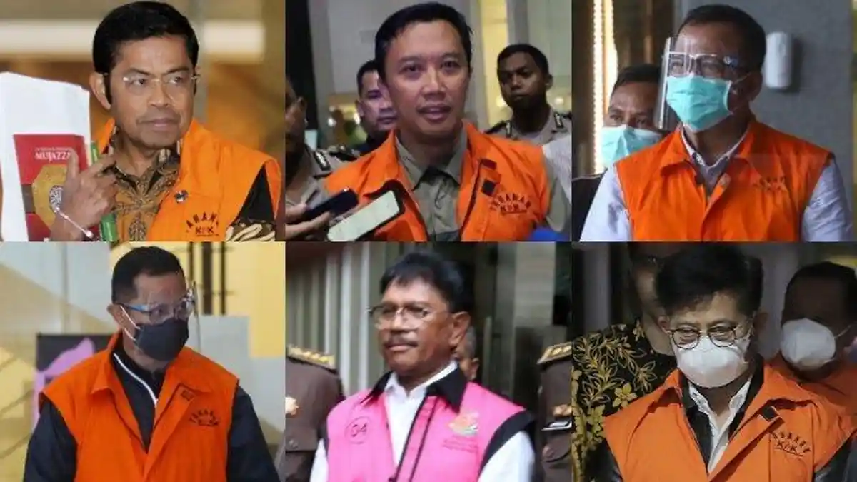 SYL Divonis 10 Tahun Penjara, Simak 5 Pejabat Lain Anak Buah Jokowi Terlibat Korupsi