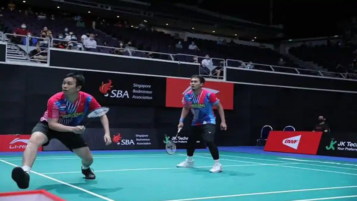 Jam Tayang The Dadies vs Leo / Daniel di Semifinal Singapore Open 2022 Hari Ini