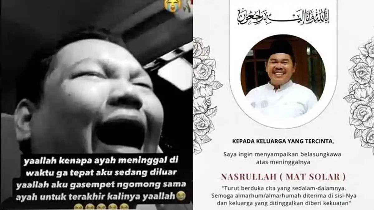 PENYESALAN Anak Mat Solar, Nangis tak Temani Sang Ayah Sebelum Meninggal Dunia: Ya Allah