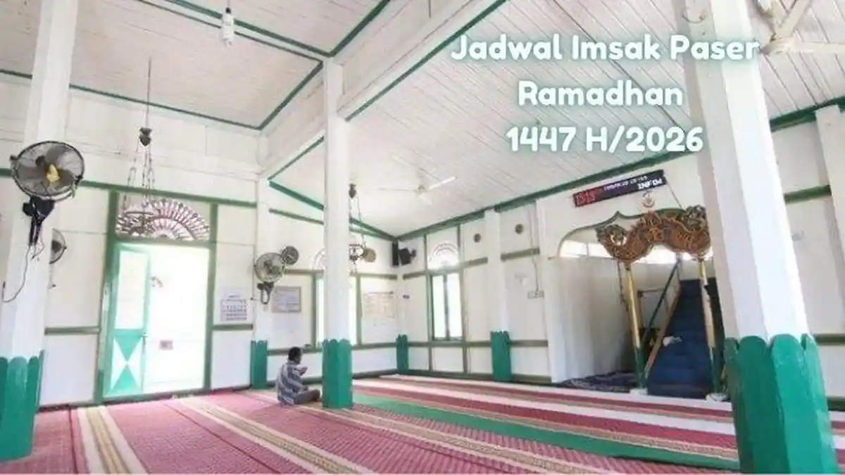 Jadwal Imsak Paser 2026, Lengkap Waktu Buka Puasa dan Sholat selama Ramadhan 1447 H