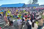 Maknai Pengorbanan Tulus, Ribuan Umat Padati Misa Minggu Palma di Gereja Santo Yosef Bajawa