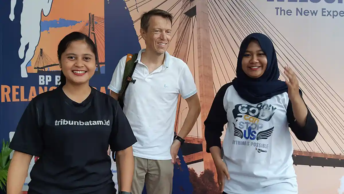 BARELANG MARATHON 2018 - Jauh-jauh Dari Jerman, Soenke Datang ke Batam Ingin Ikut Barelang Marathon