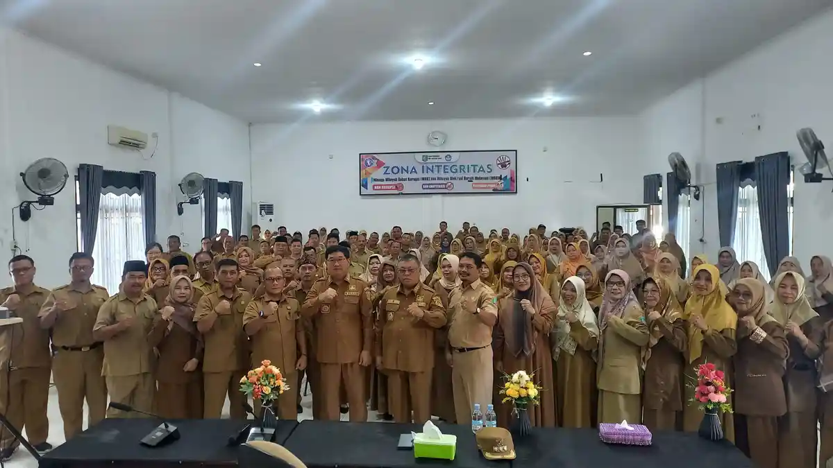 Dinas Pendidikan Beltim Halal Bihalal Bersama Kepala Sekolah
