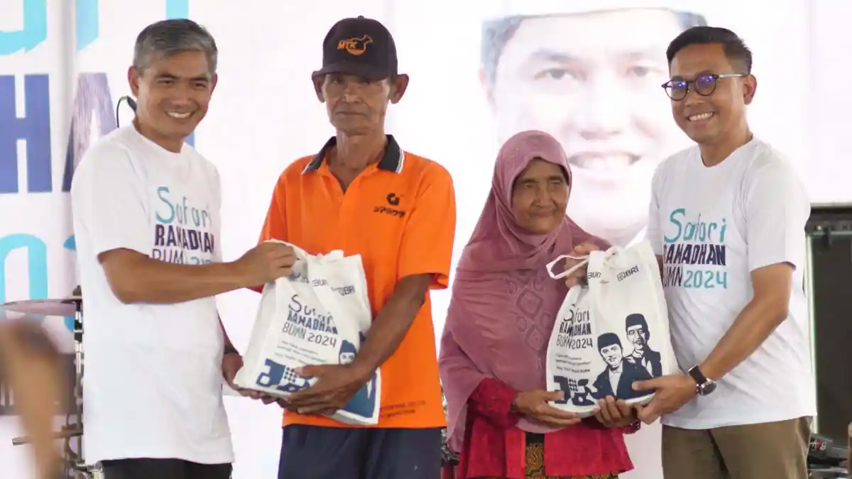 Safari Ramadan di Jateng dan Sulsel, BRI Gelar Pasar Murah 2.000 Paket Sembako
