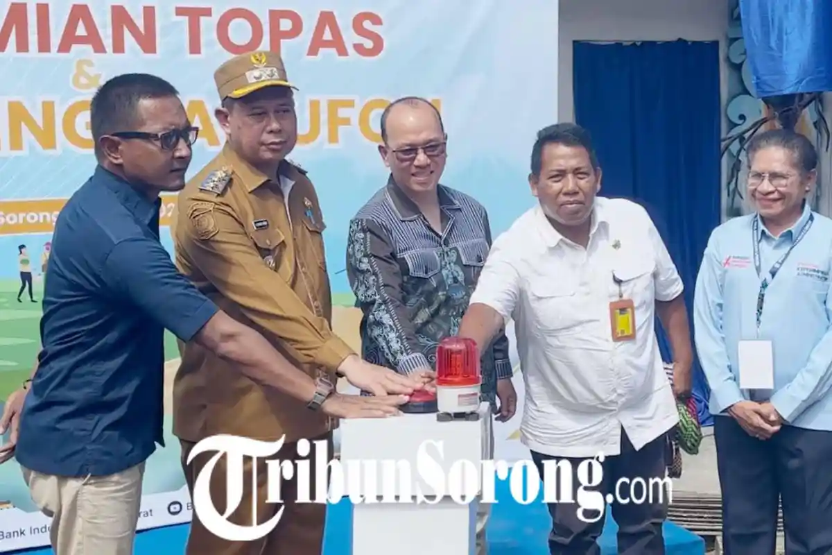 TOPAS dan PAMUFON Resmi Diluncurkan, Warga Sorong Kini Bisa Belanja Pangan Murah Online dan Offline