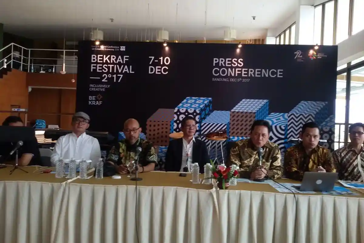 Bekraf Festival Pertama ini Digelar di Bandung 7-10 Desember 2017, Dihadiri 14 Menteri Luar Negeri