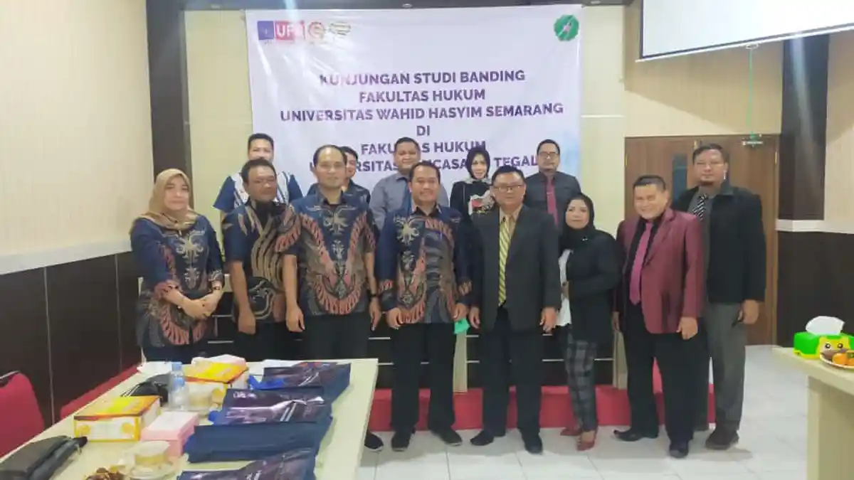 Fakultas Hukum Unwahas Semarang Studi Banding ke Fakultas Hukum UPS Tegal