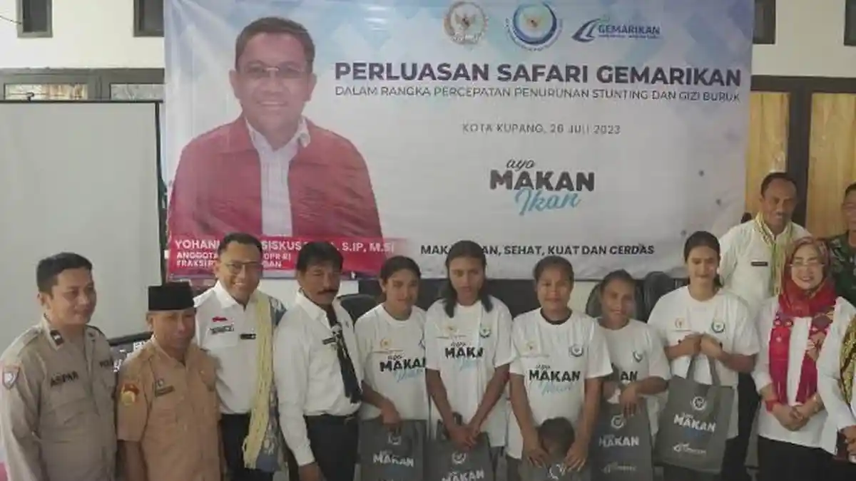 Safari Gemarikan, Ansy Lema Perangi Stunting di Kota Kupang
