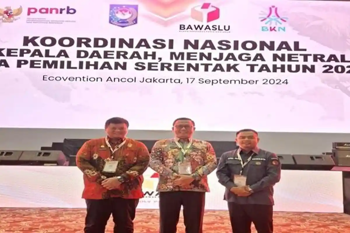 Hadiri Rakor, Pj Bupati Muhammad Farid : Siap Jaga Netralitas ASN Banyuasin di Pilkada 2024