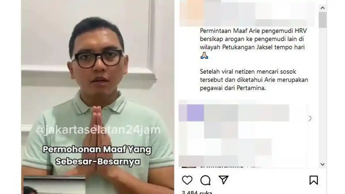 Pria yang Meludahi Pengendara di Jaksel Dibebastugaskan dari Jabatannya di PT Kilang Pertamina