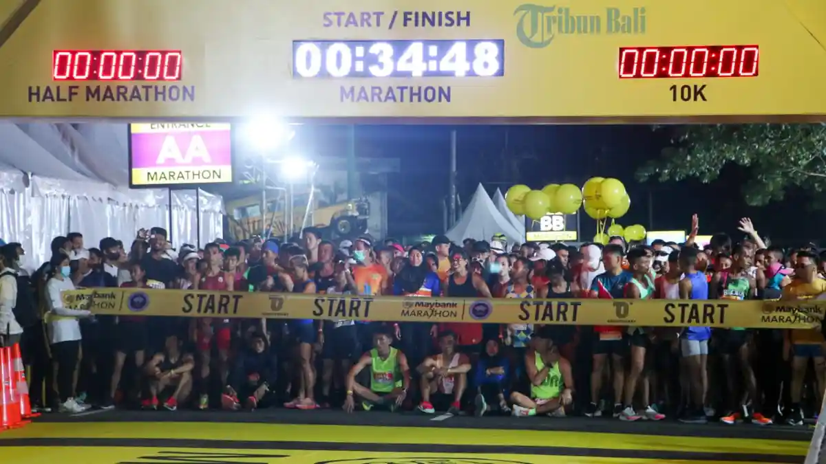 Half Marathon Maybank Marathon Bali 2022 Diikuti 4 Ribu Lebih Pelari