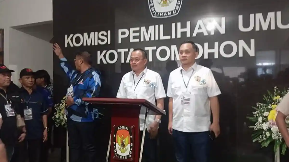 Wenny Lumentut - Michael Mait Lolos Verifikasi Pilkada Tomohon Sulut, Siap Periksa Kesehatan