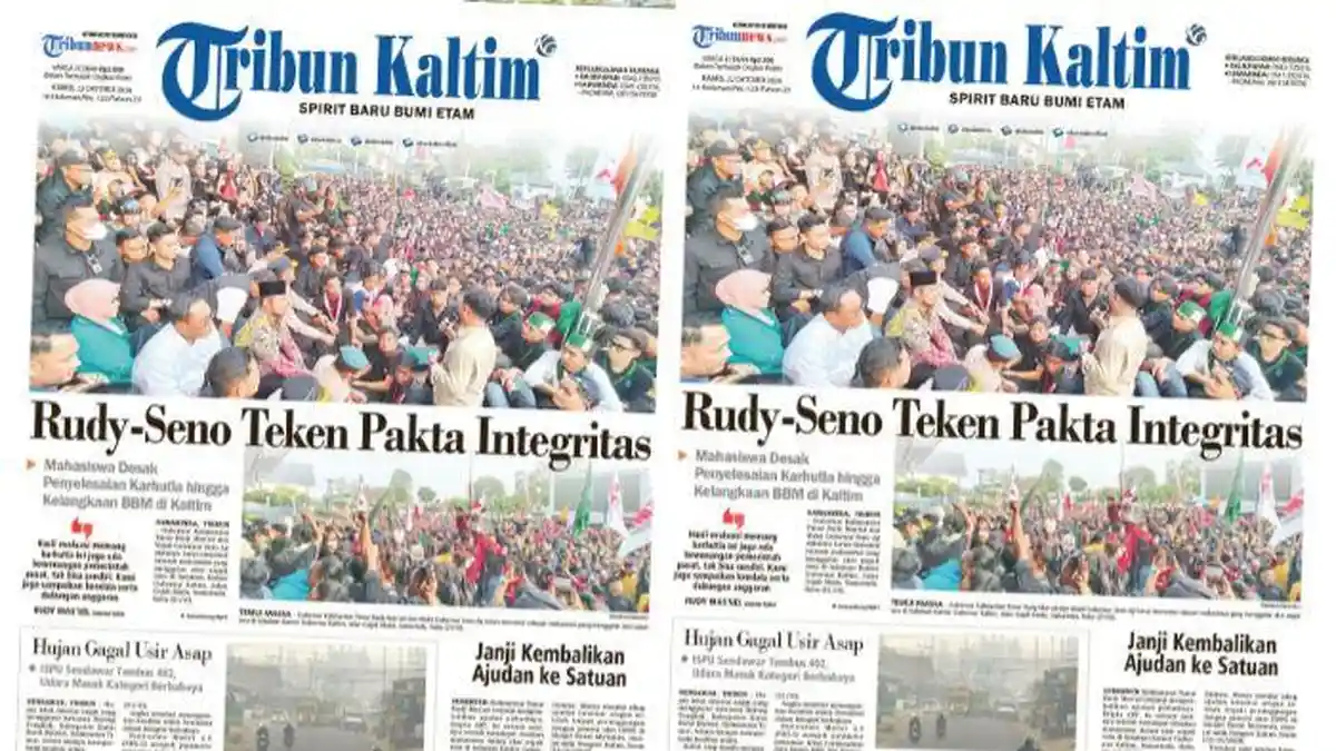 Mahasiswa Tagih Komitmen Rudy-Seno Atasi Karhutla dan BBM