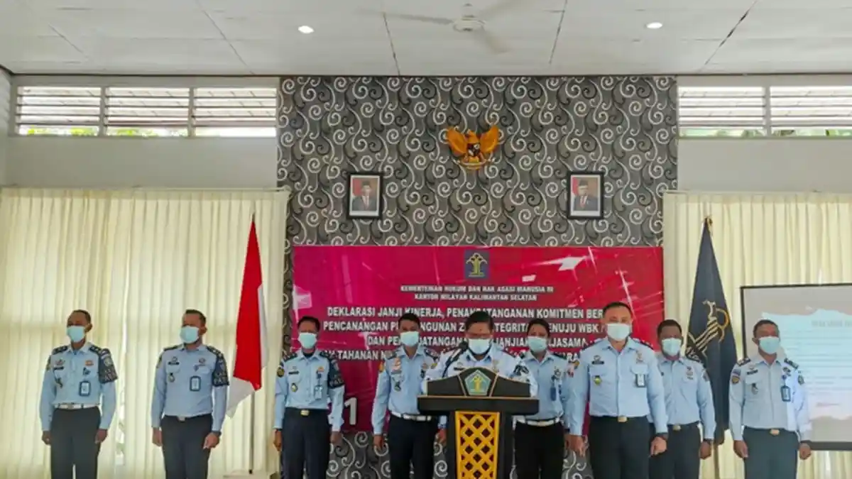 Rutan dan Lapas Tanjung Kalsel Berkomitmen Menuju WBK dan WBBM