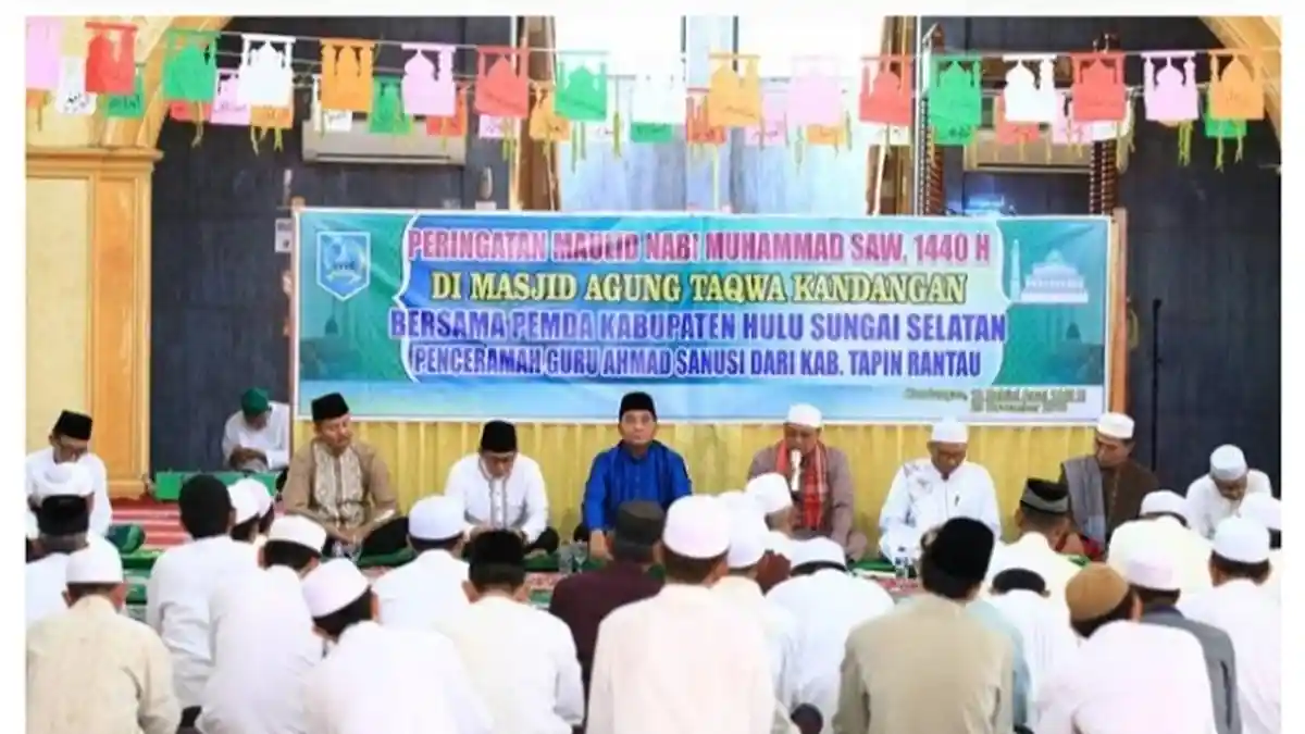 Peringati Maulid Nabi 1442 H di masa Pandemi, Ini Panduan Bersama Forkopimda dan MUI HSS