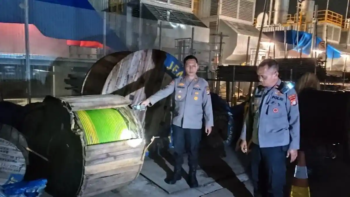 Komplotan Maling Curi Kabel Data Sepanjang 4 Meter di Cikarang, Jika Dijual Seharga Rp 50 Juta