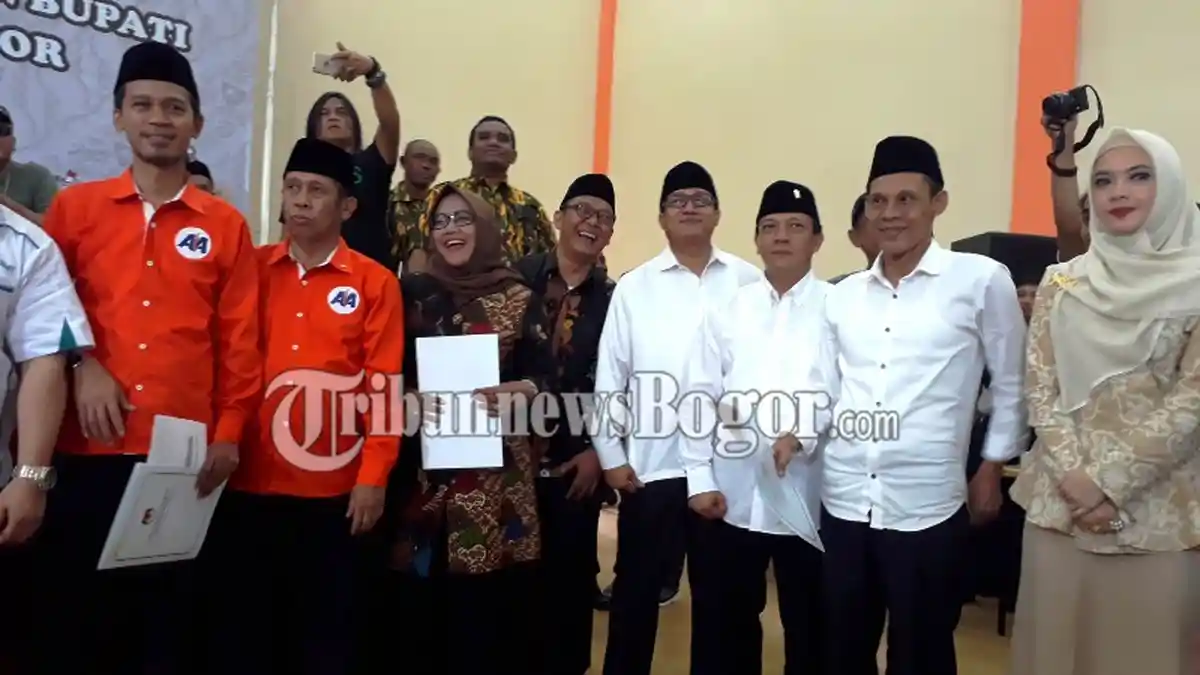 KPU Resmi Tetapkan Pasangan Calon Bupati-Wakil Bupati Bogor, Ini Daftar Nama Yang Lolos
