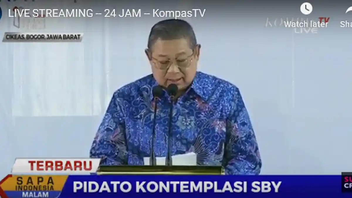 SBY Tak Yakin Dirinya Dituduh Aktor di Balik Demo Tolak UU Cipta Kerja: Lebih Baik Disebutkan