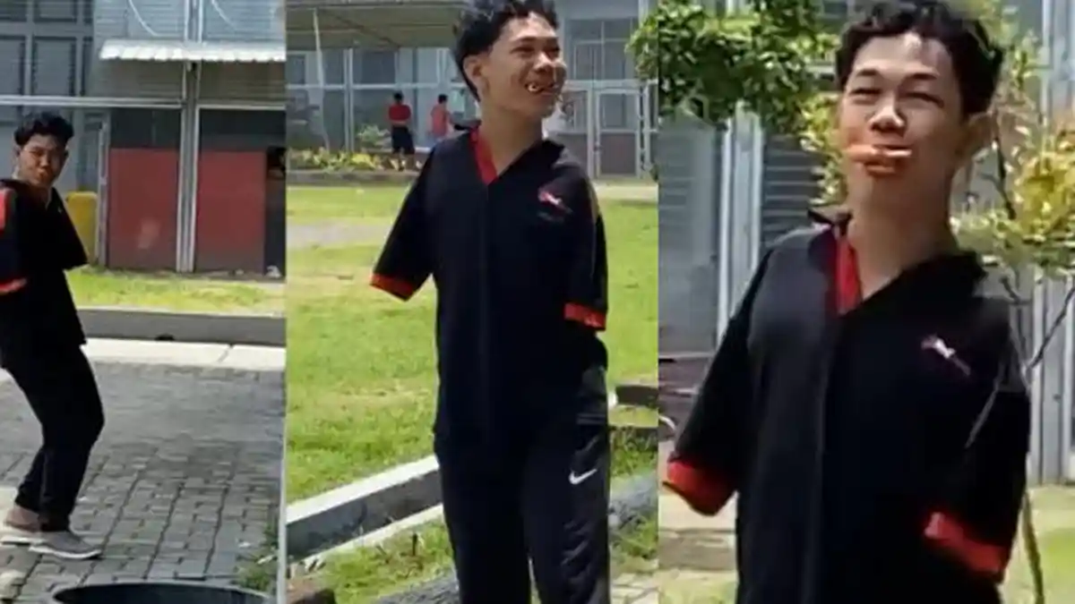 SANTAINYA Agus Buntung Makan Roti Sambil Joget-joget di Penjara, Tak Ada Ekspresi Tertekan