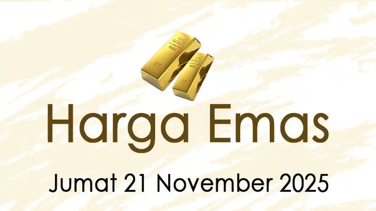 Harga Emas Turun Jumat 21 November 2025, pre Gram Kini Dijual Segini