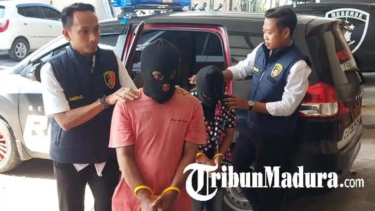 Pasutri di Sampang Kompak Curi Motor, Sudah Beraksi di 11 TKP