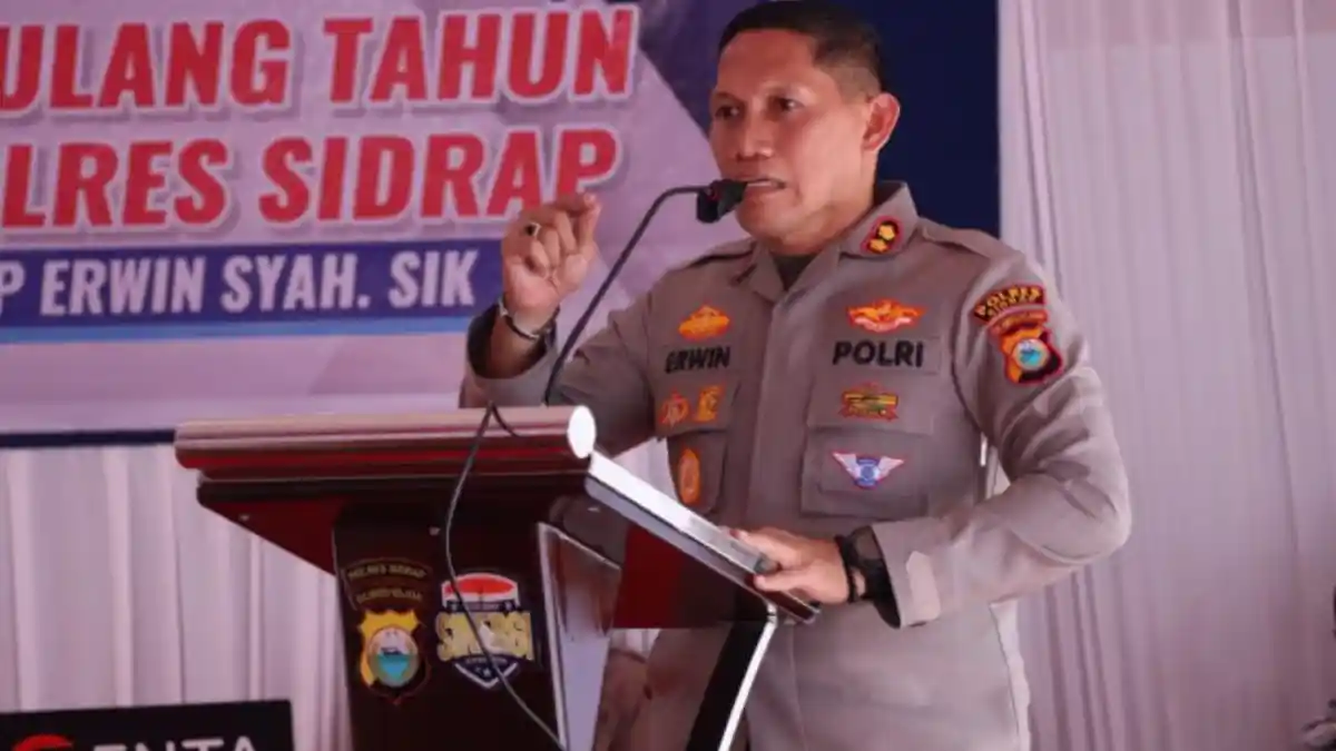 Kapolres Sidrap Imbau Warga Tak Konvoi saat Malam Tahun Baru