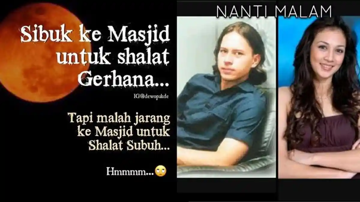 Fenomena Super Blue Blood Moon, Beredar Kumpulan Meme Gerhana Bulan, No 2 Masih Ingat?