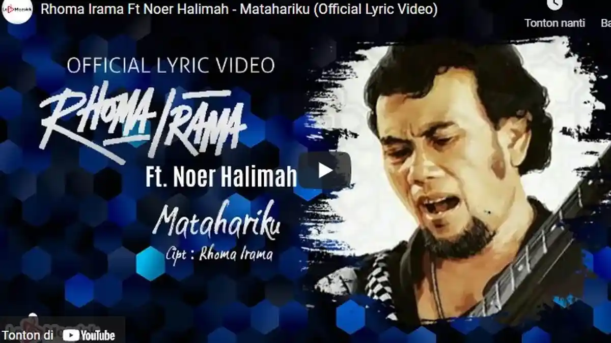 Chord Kunci Gitar Matahariku Rhoma Irama ft Noer Halimah
