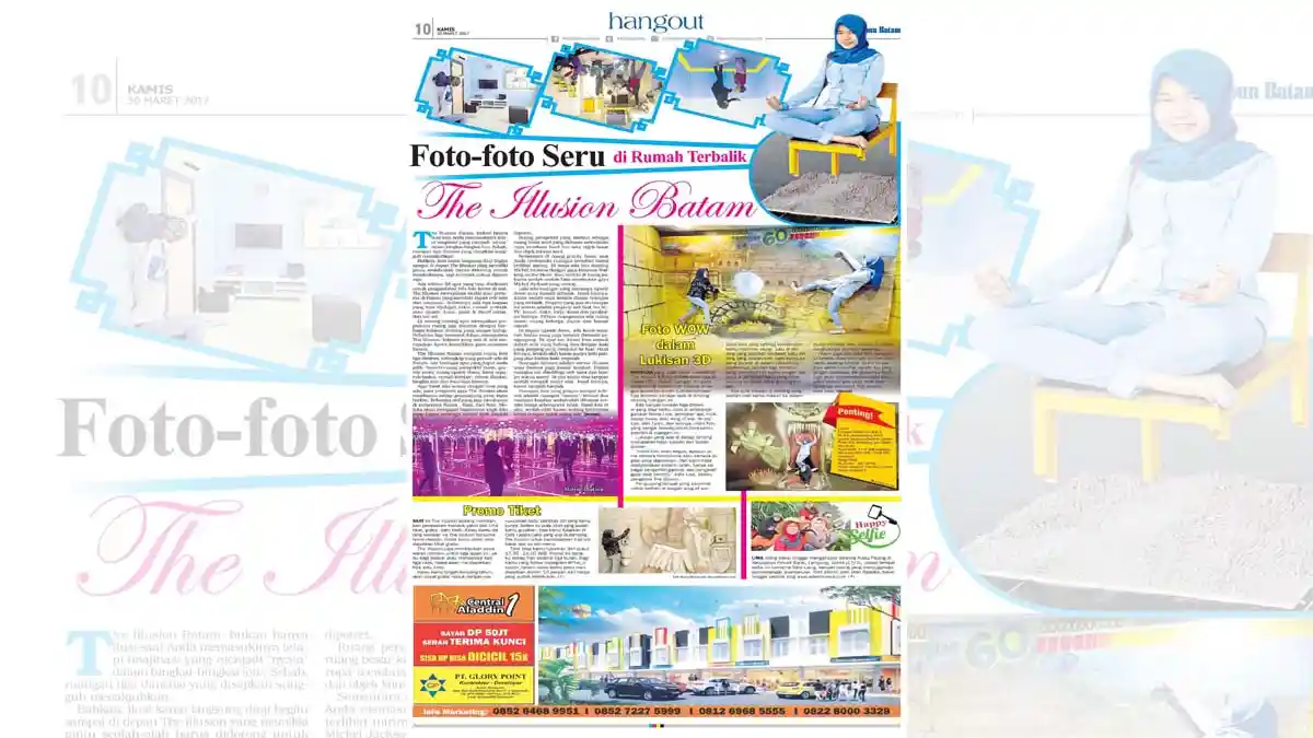 Pengen Selfie Nggak Biasa? Seru-seruan Aja di Rumah Terbalik The Illusion Batam