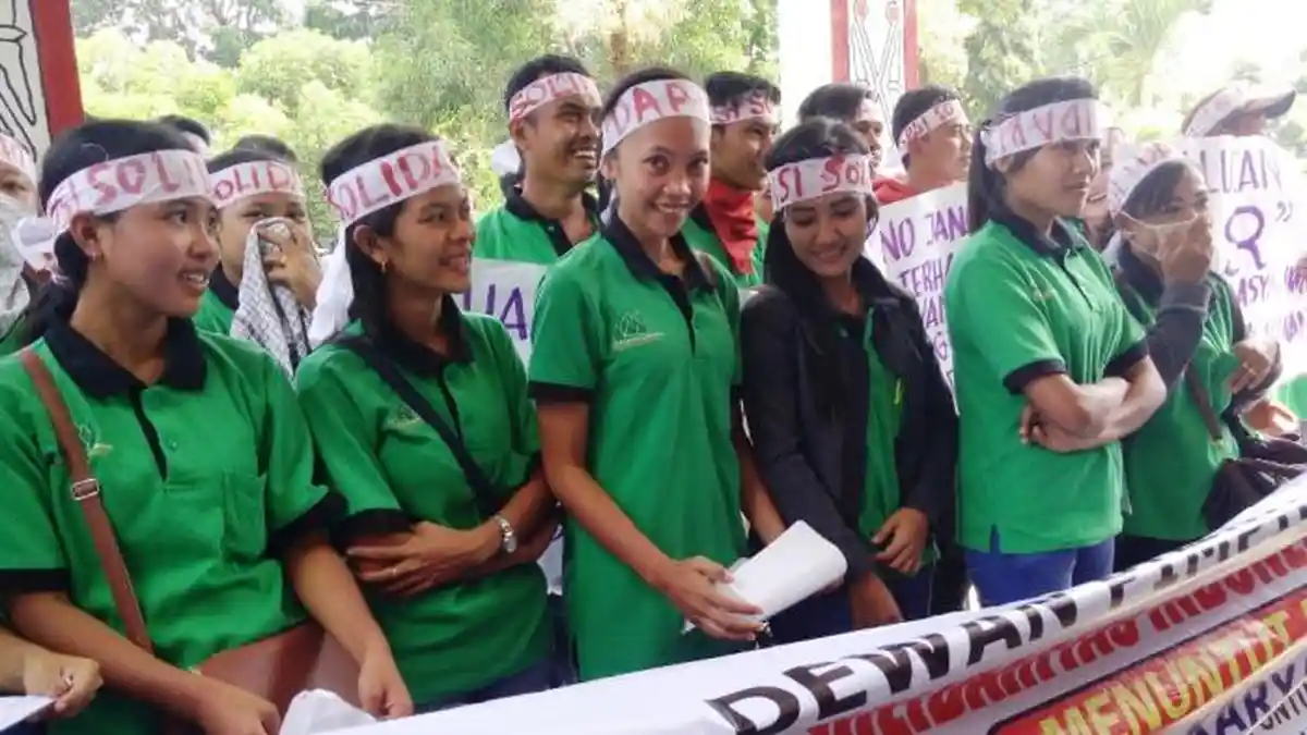 Demo Tuntut Cuti Haid, Dua Buruh di Pematangsiantar Dipecat