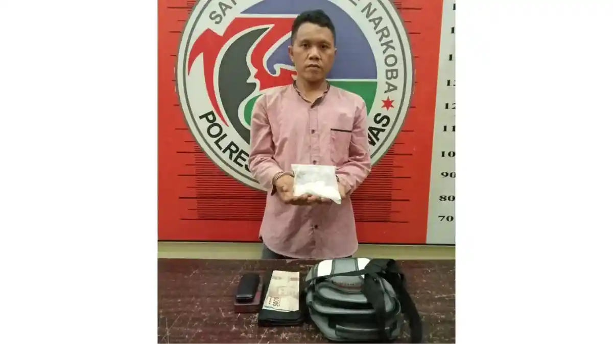 Selalu Transaksi Sabu, KMR Ditangkap Personel Narkoba Polres Palas
