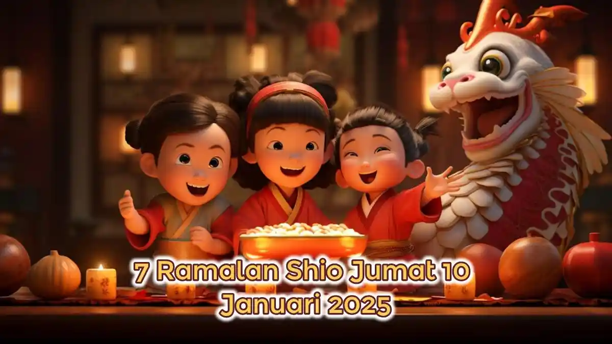 7 Ramalan Shio Jumat 10 Januari 2025: Tikus, Kerbau, Macan, Kelini, Naga, Ular, Kuda Rezeki Besar