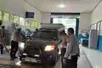 Cegah Kecelakaan, Satlantas Polres HSU Cek Kondisi Angkutan Barang dan Sopir