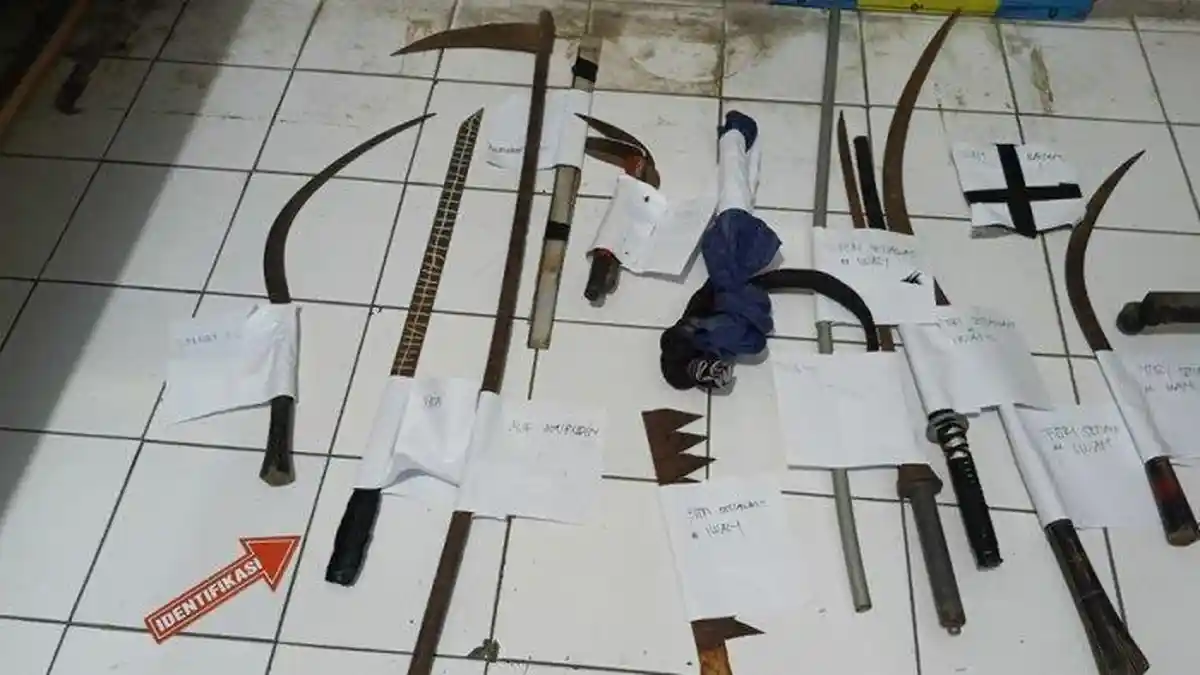 Gudang Senjata di Pati Digerebek, 17 Remaja Diduga Gangster Diciduk