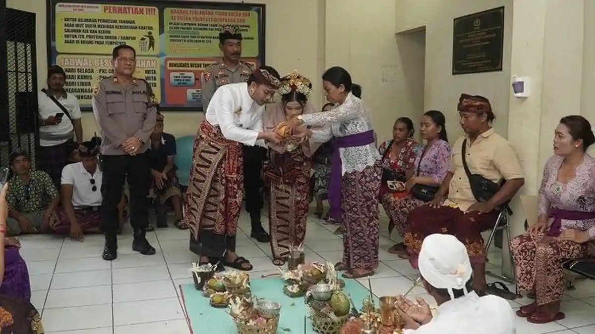 Mempelai Pria Terjerat Kasus Narkoba, Pasangan Ini Terpaksa Menikah di Sel Mapolresta Denpasar