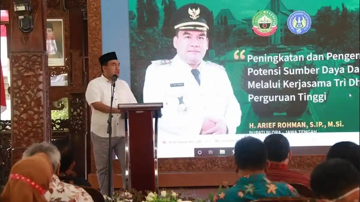 Bupati Blora, Arief Rohman Ajak UNY Untuk Ikut Entaskan Kemiskinan Di Blora