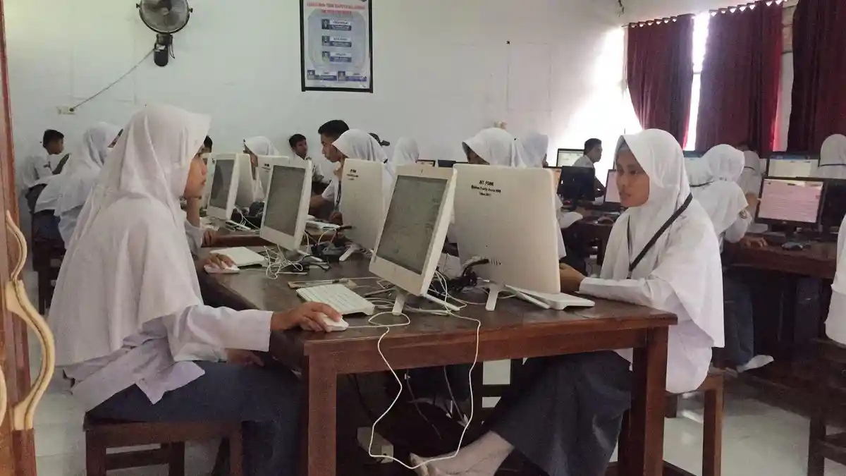 Terduga Pelaku Pembunuhan Syahrul di Ponci Ikut UNBK di SMKN 1 Bulukumba