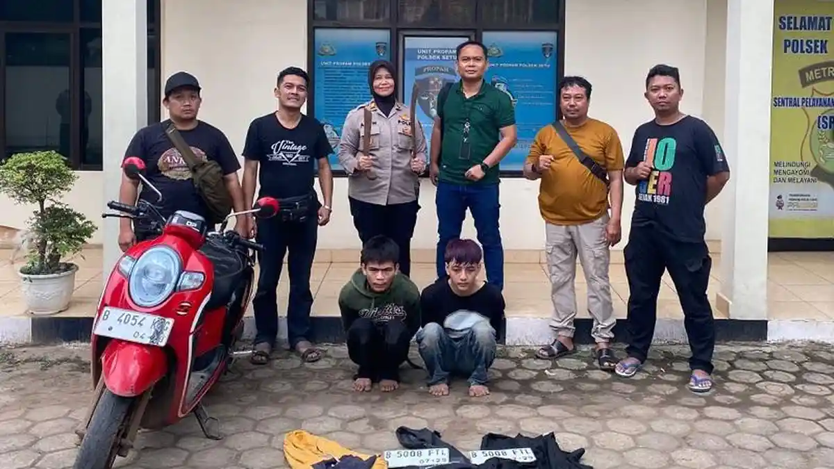 Begal Sadis yang Membacok Seorang Kakek dan Merampas Motornya di Setu Bekasi Ditembak Polisi