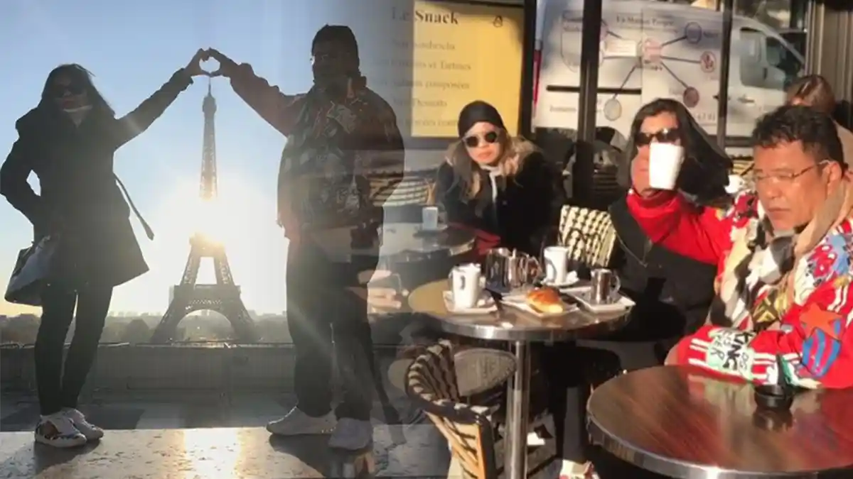 Hotman Paris Unggah Foto Mesra dengan Agustianne Marbun di Bawah Menara Eiffel