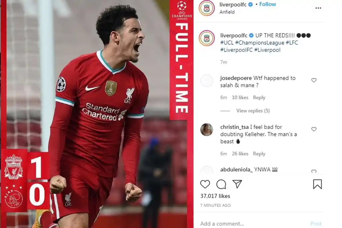 Klasemen dan Hasil Liverpool vs Ajax 1-0, Reds Lolos 16 Besar, Ajax vs Atalanta Berebut Tiket Akhir