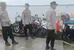 Polres Labuhanbatu Pantau Aktivitas Kapal Penyeberangan Tanjung Sarang Elang Labuhanbilik