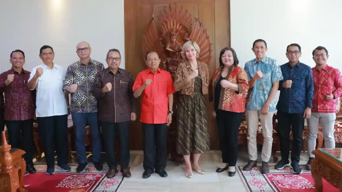 Bank Dunia Temui Gubernur Bali Wayan Koster