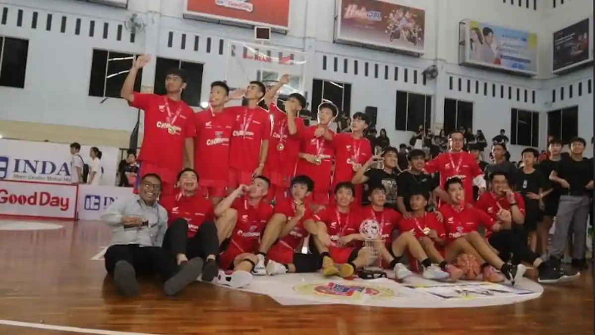 Tim Basket Putra SMA Sutomo 1 Medan Juarai Honda DBL with Kopi Good Day 2025, Tekuk SMA Methodist 2