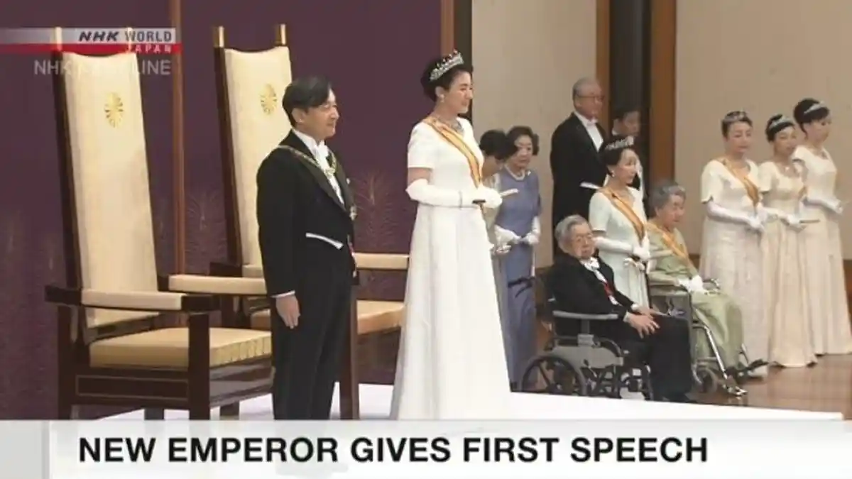 Resmi Jadi Kaisar Baru Jepang, Ini Pidato Perdana Naruhito
