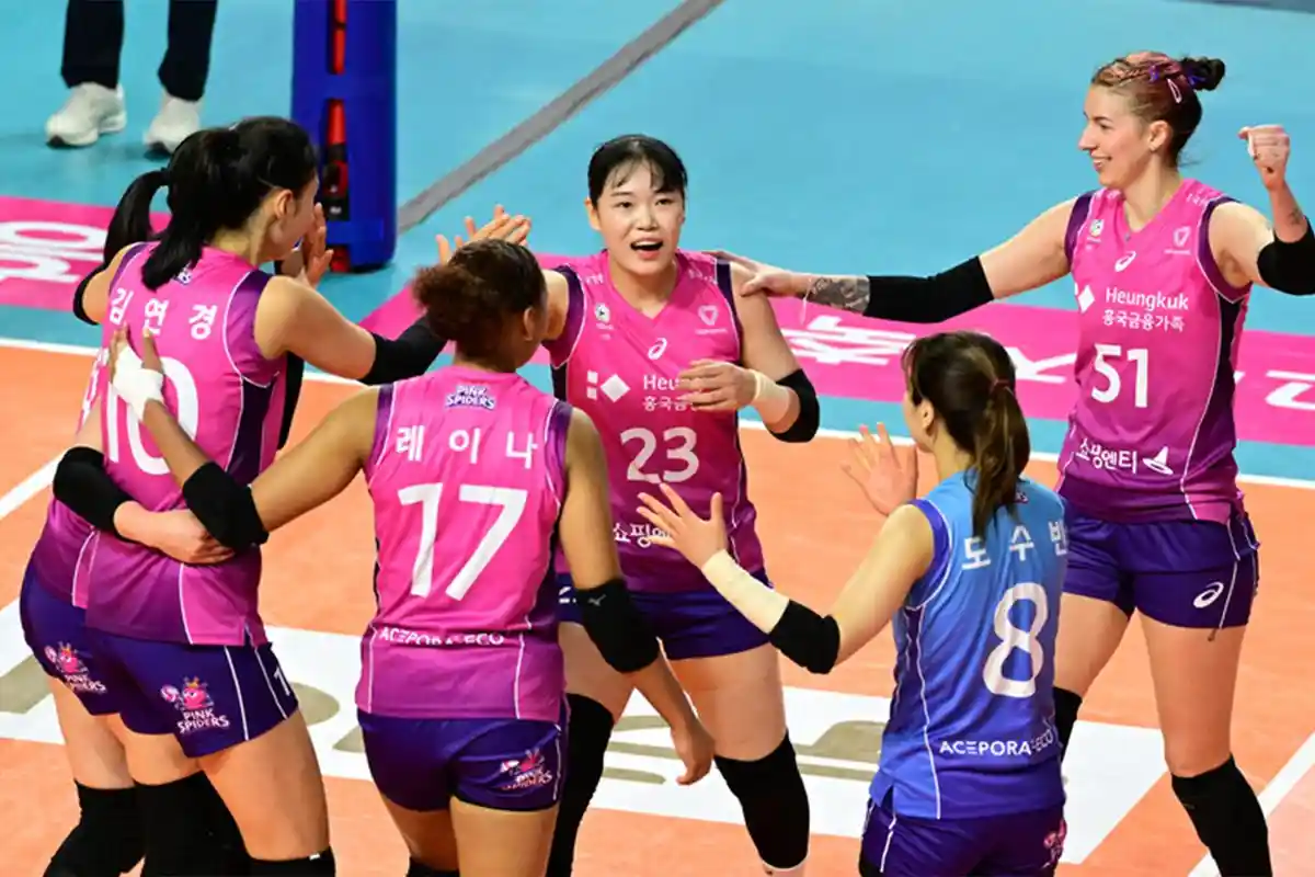 Pink Spiders Belum Nyerah Gebuk Hyundai Hillstate di Set ke-3 Final Liga Voli Korea
